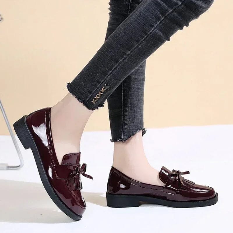 Mocassim Verniz com Laço