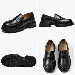 Mocassim Plataforma de Couro