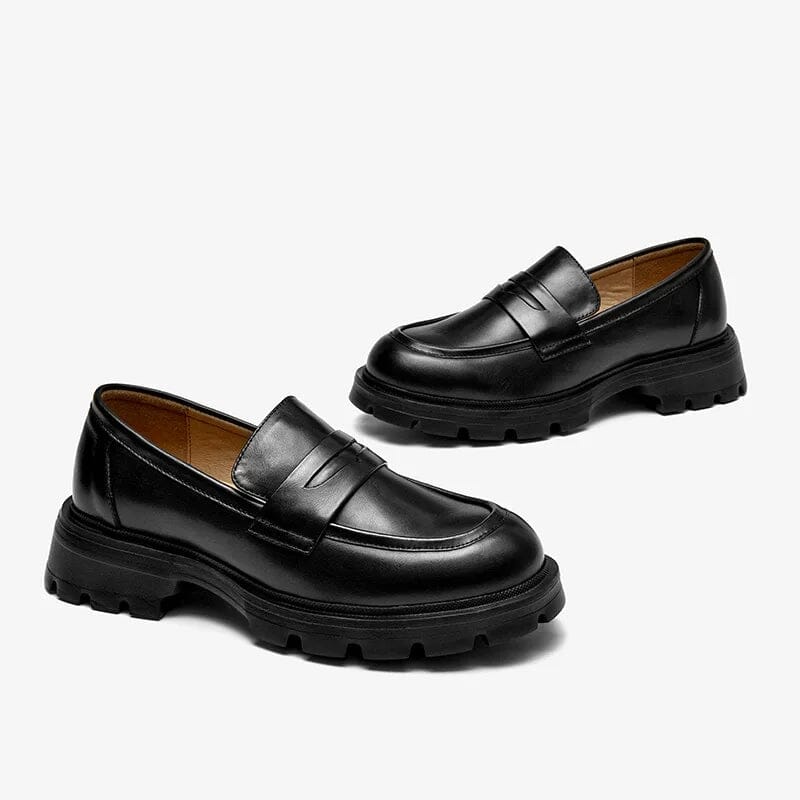 Mocassim Plataforma de Couro