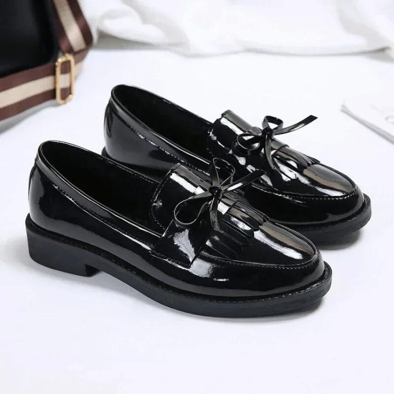 Mocassim Verniz com Laço